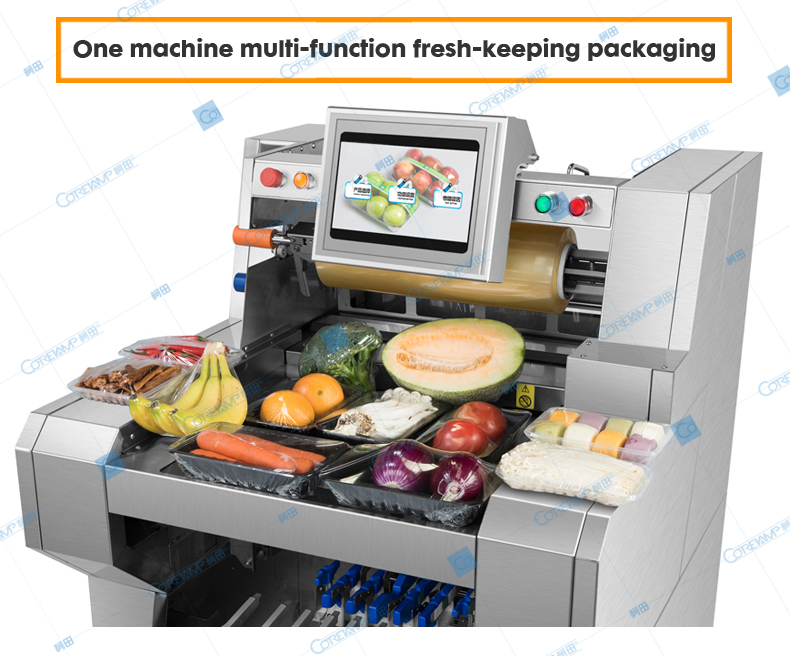 Cling Film Wrapping Machine For Fruit,Intelligent Cling Film Wrapping