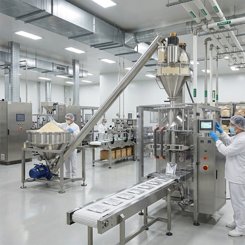 cake mix powder sachet packaging machines