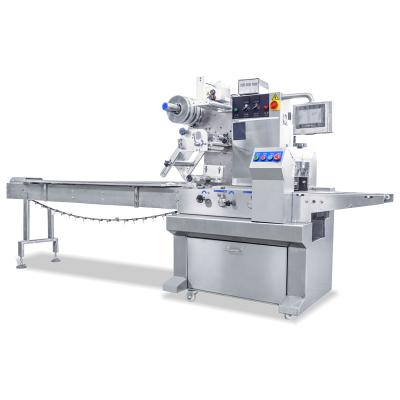 Flow packaging machine