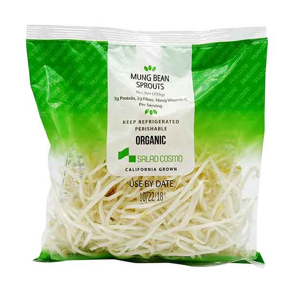 Bean sprouts packaging